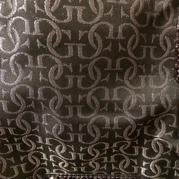Guess Black & Silver metallic tote bag - Picture 3 of 3